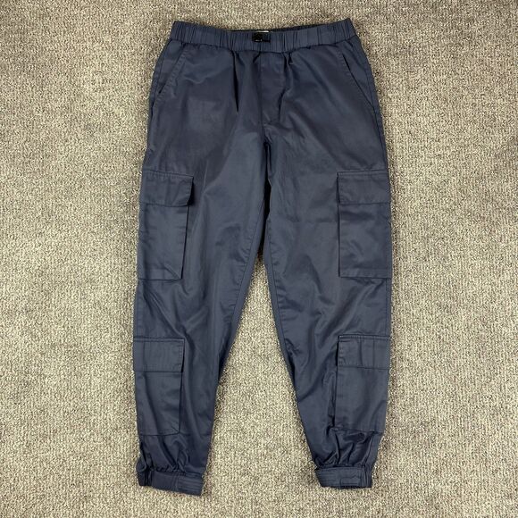 Topman Other - Topman Cargo Pants Mens 32x30 Gray Blue Utility Pockets Jogger Style Casual Fit